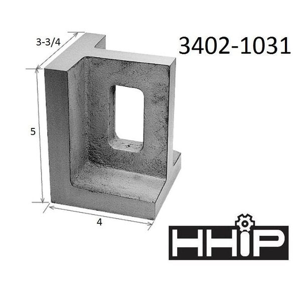 3-3/4 X 4 X 5 Precision Ground Right Angle Plate