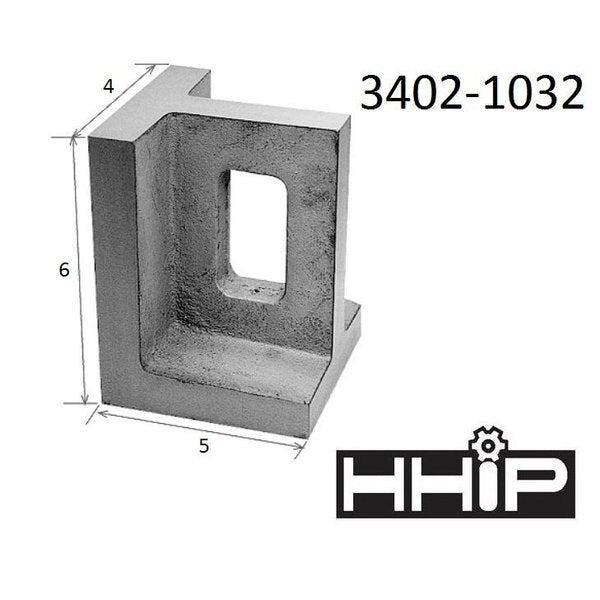 4 1/2 X 5 X 6 Precision Ground Right Angle Plate