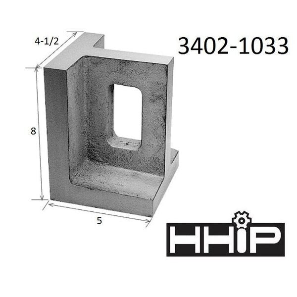 4 1/2 X 5 X 8 Precision Ground Right Angle Plate