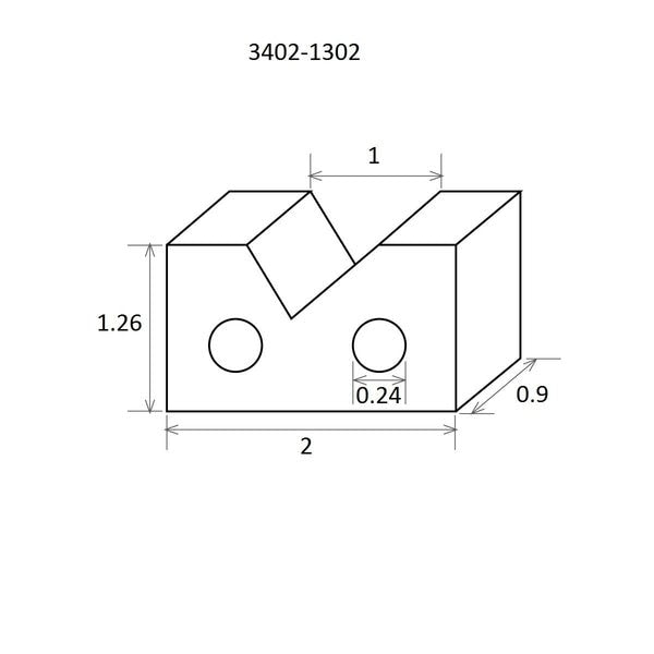 2 X 7/8 X 1
