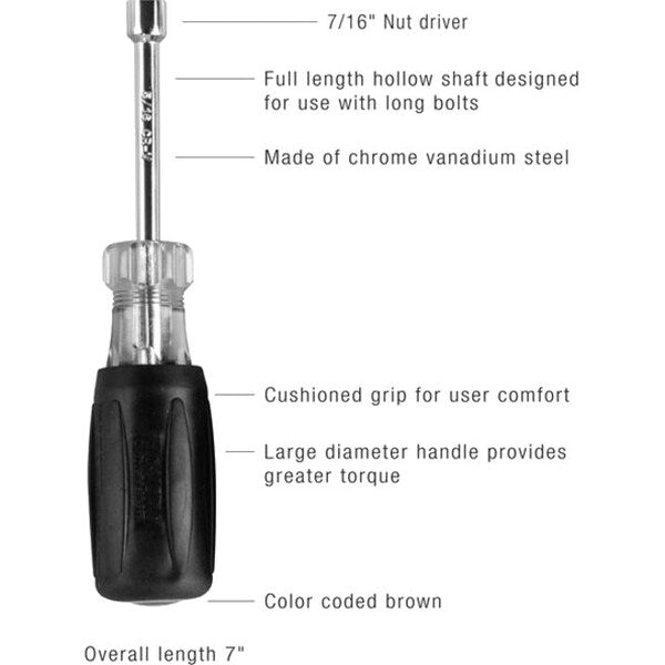 Nut Driver, 7/16