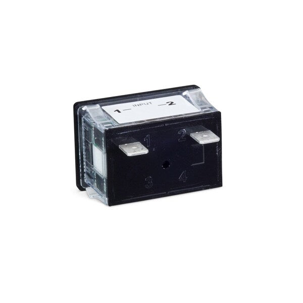 Hour Meter, Snap In Rectangular, LCD