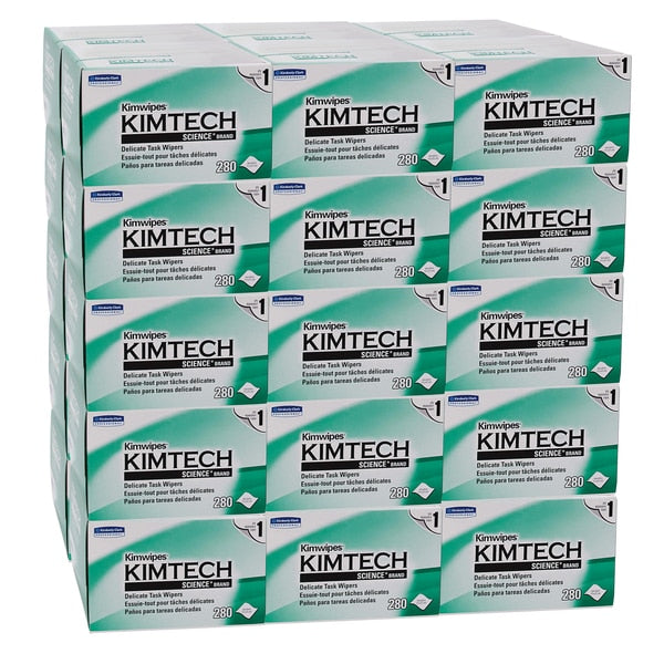 Dry Wipe, White, Box, 1-Ply Tissue, Hand, 280 Wipes, 4 1/2 in x 8 1/2 in