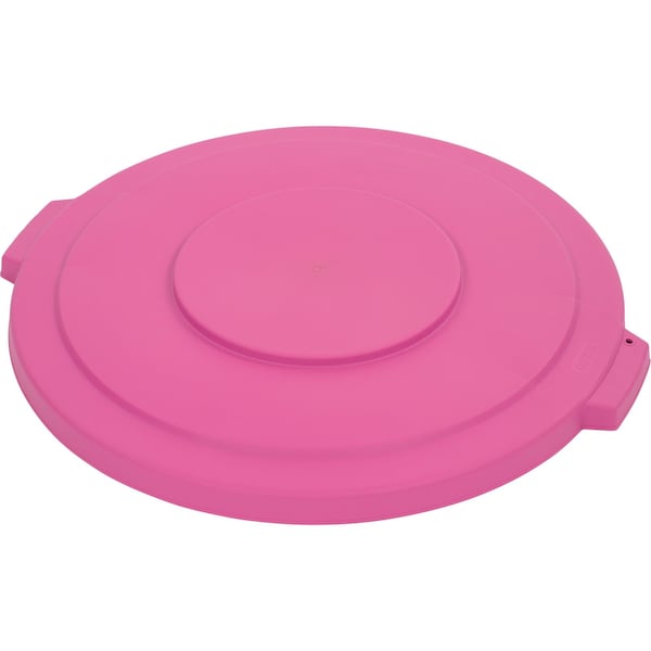 Trash Can Lid, 20 gal Bronco Rnd Lid Pink
