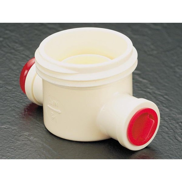 Plastic Tapered Plug, CPT-2, Red, PK5000
