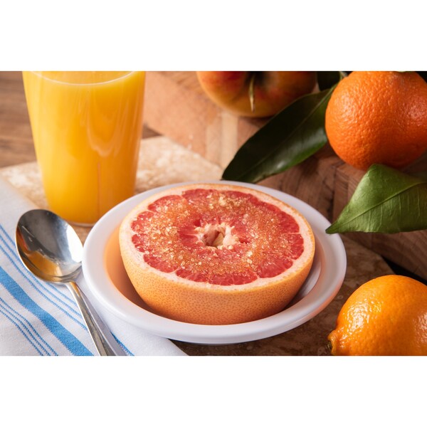 Melamine Grapefruit Bowl, 10 oz., Wht, PK48