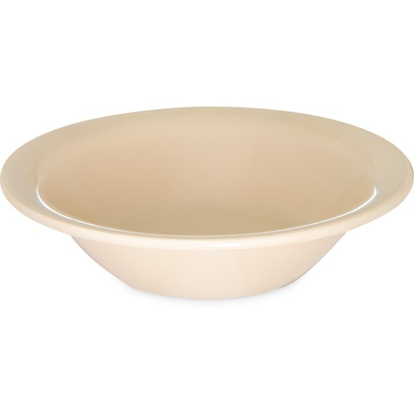 Melamine Rim Fruit Bowl, 5 oz., Tan, PK48