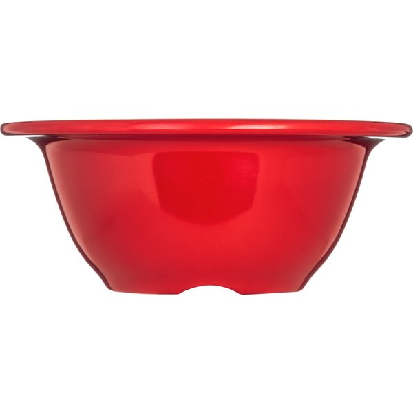 Melamine Rim Nappie Bowl, 10 oz., Red, PK24