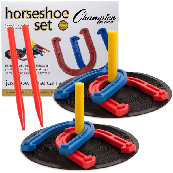 Sports Rubber Horseshoe Set, Indoor/Out
