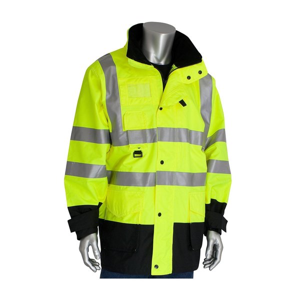 Class 3 All Season 7 In 1 Coat, 3M Tape, Size: 4Xl