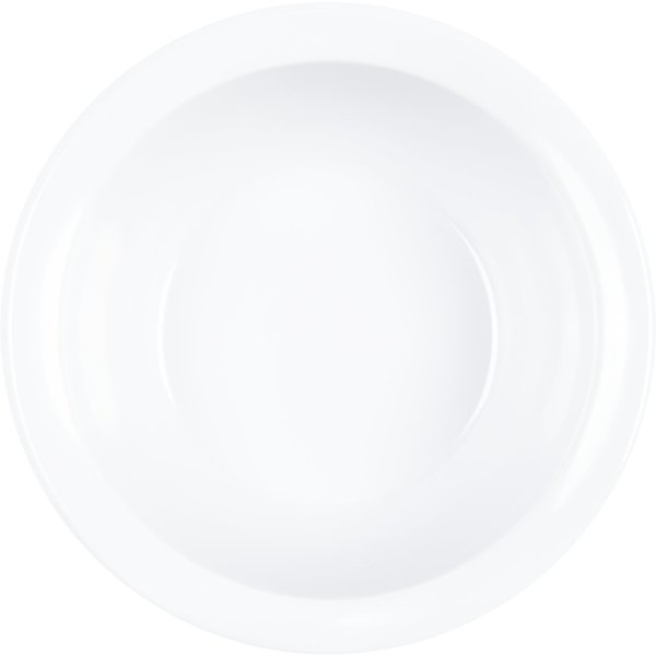 Mlmn Rim Nappie Bowl, 12.5 oz., Wt, PK48
