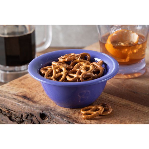 Melamine Rim Nappie Bowl, 10 oz., Blu, PK24