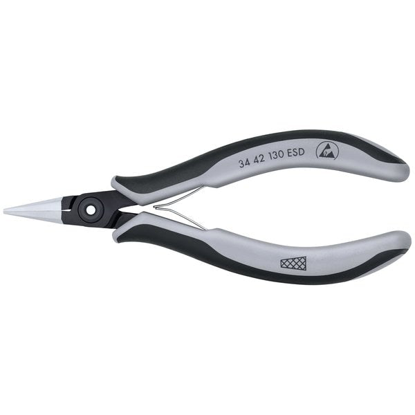 Precision Gripping Pliers, Flat Wide Tip