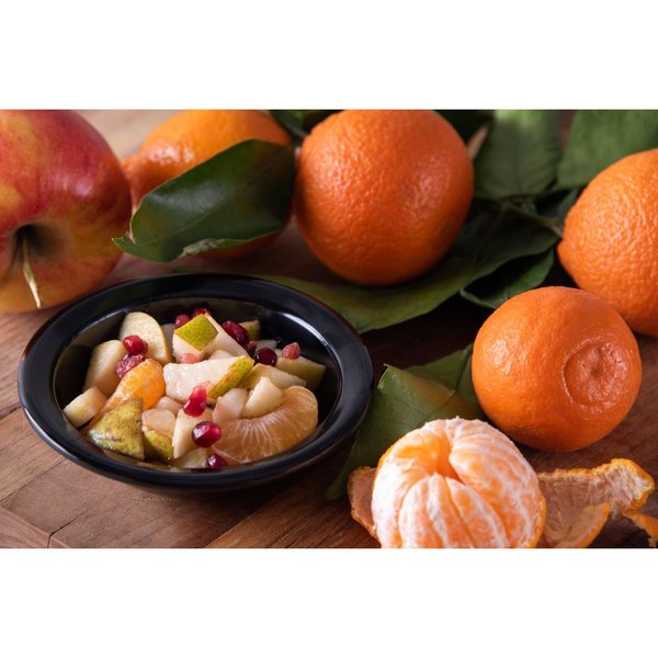 Melamine Rim Fruit Bowl, 4.75 oz., Bk, PK48