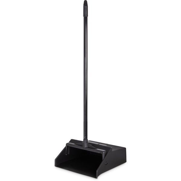 Upright Dustpan w/Metal Handle, Black