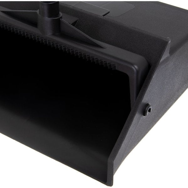 Upright Dustpan w/Metal Handle, Black