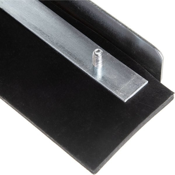 Straight Blade Blk Rubbr w/Mtl Frame, PK6