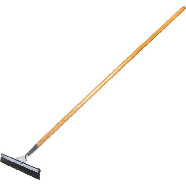 Straight Blade Blk Rubbr w/Mtl Frame, PK6