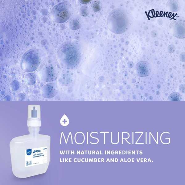 Ultra Moisturizing Foam Hand Sanitizer, 1.2 L Refills for KCP ICON & Scott Pro Automatic Dispensers