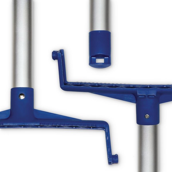 Color Coded Upright Dustpan, Blu