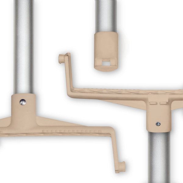 Color Coded Upright Dustpan, Tan