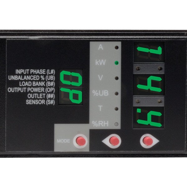 PDU, 3-Ph, Switched, 14.4kW, 6 C13, 12 C19, 0U