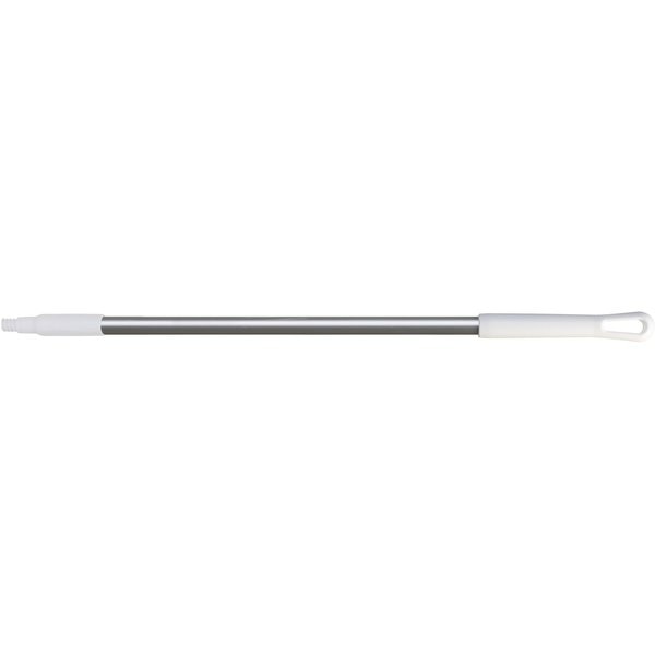 30 in Aluminum Handle, White, Aluminum