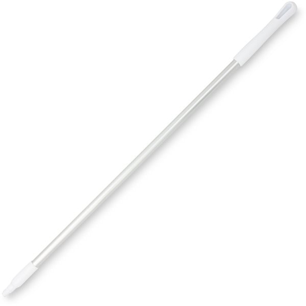 48 in Aluminum Handle, White, Aluminum