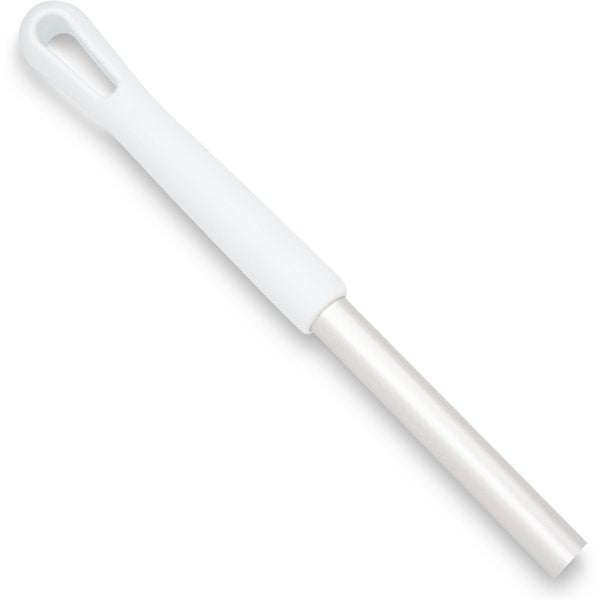 48 in Aluminum Handle, White, Aluminum