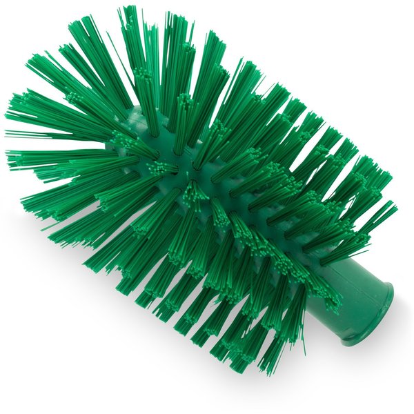 4 in W Pipe and Valve Brush, Green, Polypropylene