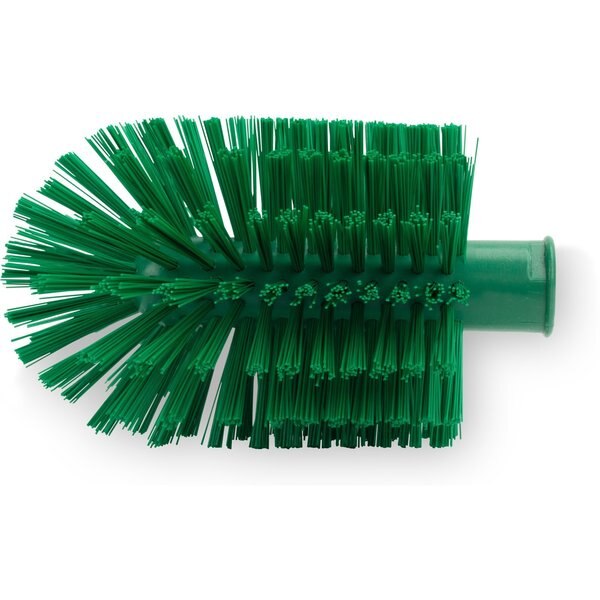 4 in W Pipe and Valve Brush, Green, Polypropylene