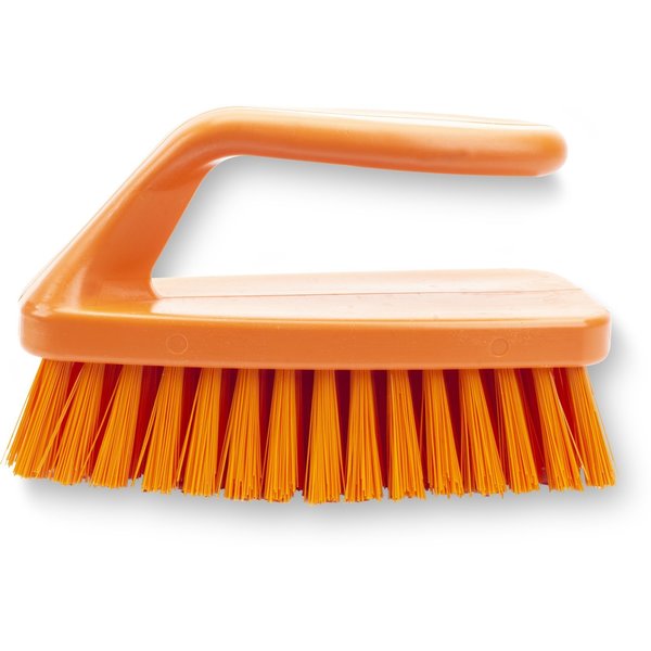 2.75 in W Bake Pan Lip Brush, Orange, Polypropylene