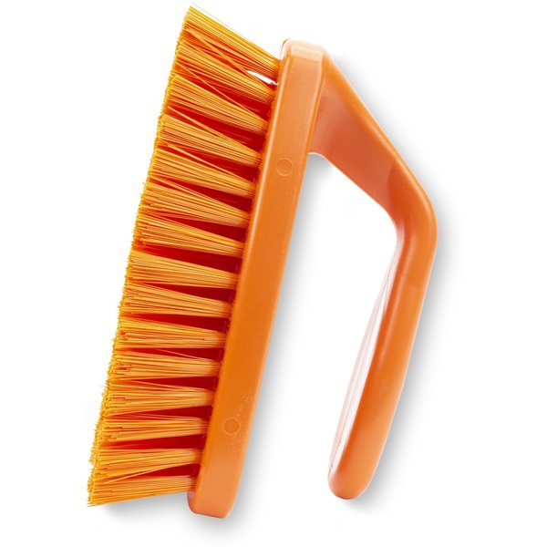 2.75 in W Bake Pan Lip Brush, Orange, Polypropylene