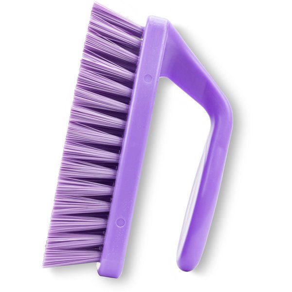 2.75 in W Bake Pan Lip Brush, Purple, Polypropylene