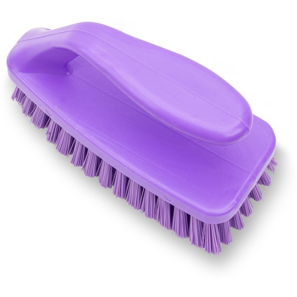 2.75 in W Bake Pan Lip Brush, Purple, Polypropylene