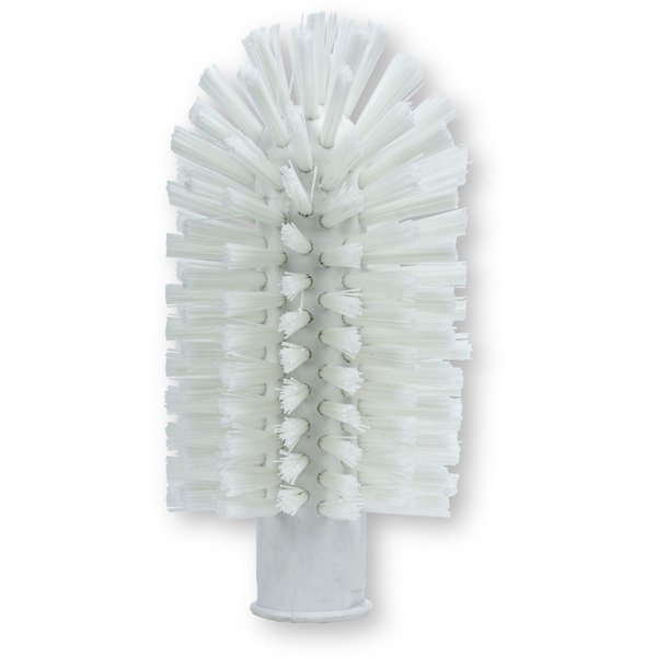 3 in W Pipe and Valve Brush, White, Polypropylene