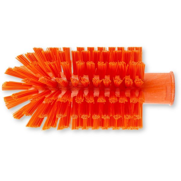 3 in W Pipe and Valve Brush, Orange, Polypropylene