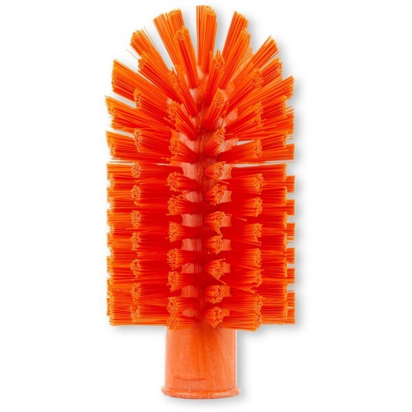 3 in W Pipe and Valve Brush, Orange, Polypropylene