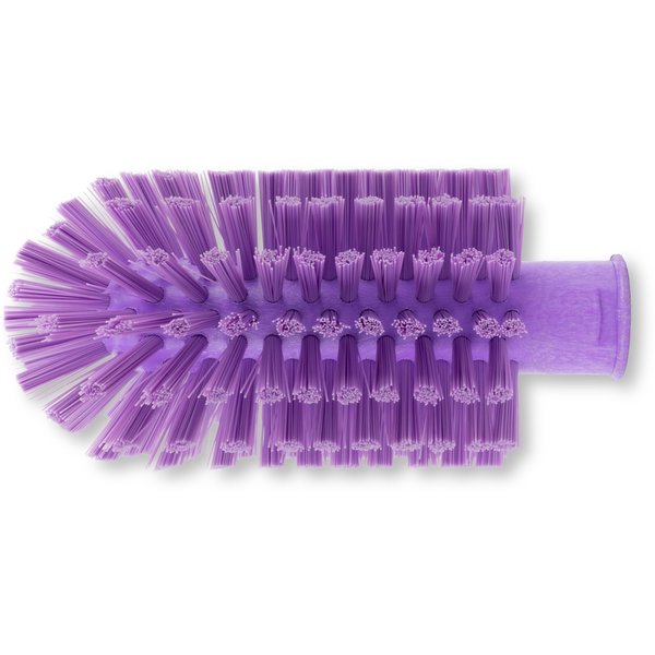 3 in W Pipe and Valve Brush, Purple, Polypropylene