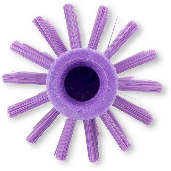 3 in W Pipe and Valve Brush, Purple, Polypropylene