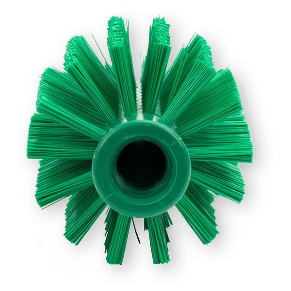 3 in W Pipe and Valve Brush, Green, Polypropylene