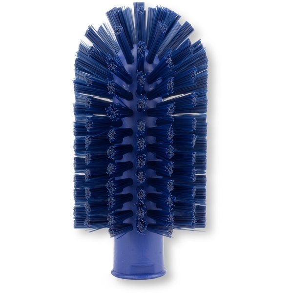 3 in W Pipe and Valve Brush, Blue, Polypropylene
