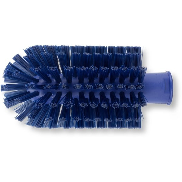 3 in W Pipe and Valve Brush, Blue, Polypropylene