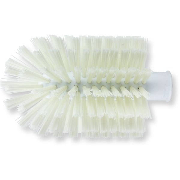 4 in W Pipe and Valve Brush, White, Polypropylene