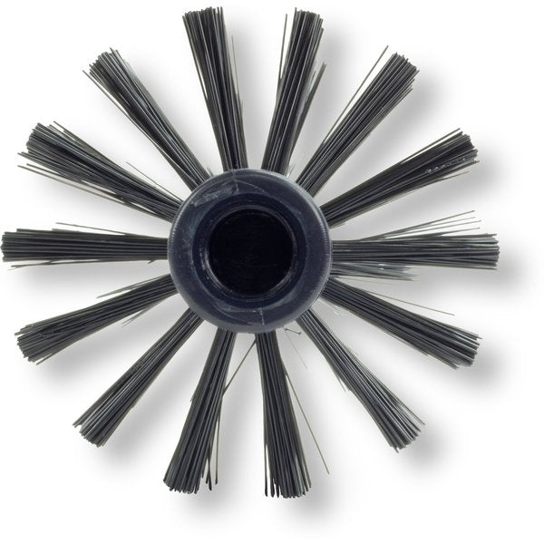 4 in W Pipe and Valve Brush, Black, Polypropylene