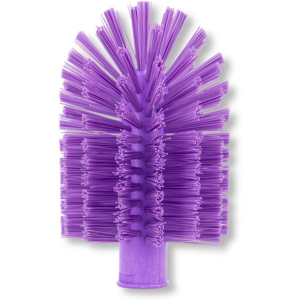 4 in W Pipe and Valve Brush, Purple, Polypropylene