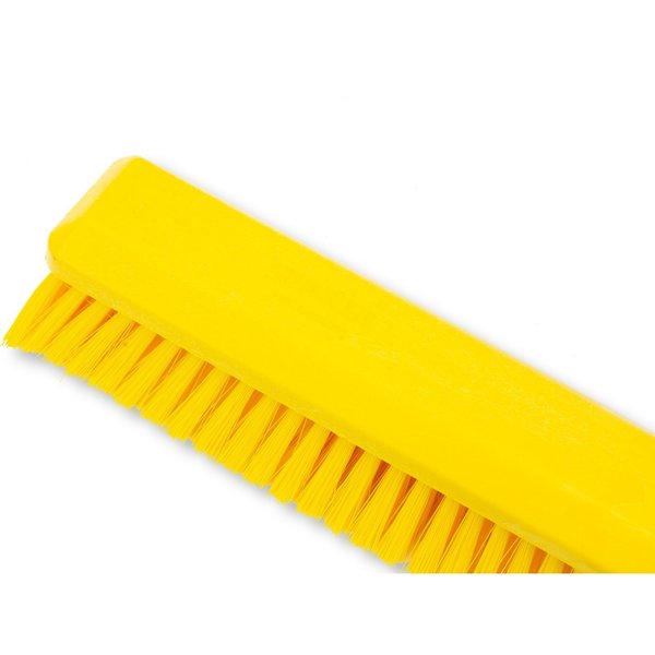 24 in Sweep Face Floor Sweep Head, Soft/Stiff Combination, Synthetic, Yellow