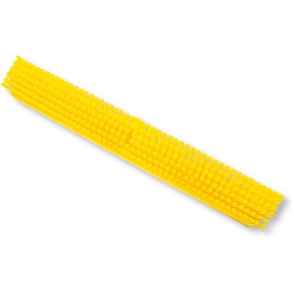24 in Sweep Face Floor Sweep Head, Soft/Stiff Combination, Synthetic, Yellow