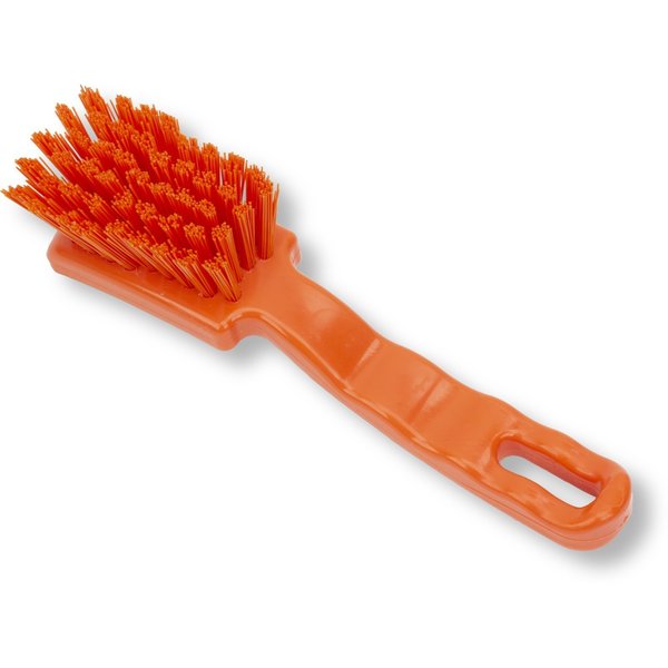 1.5 in W Detail Brush, Orange, Polypropylene