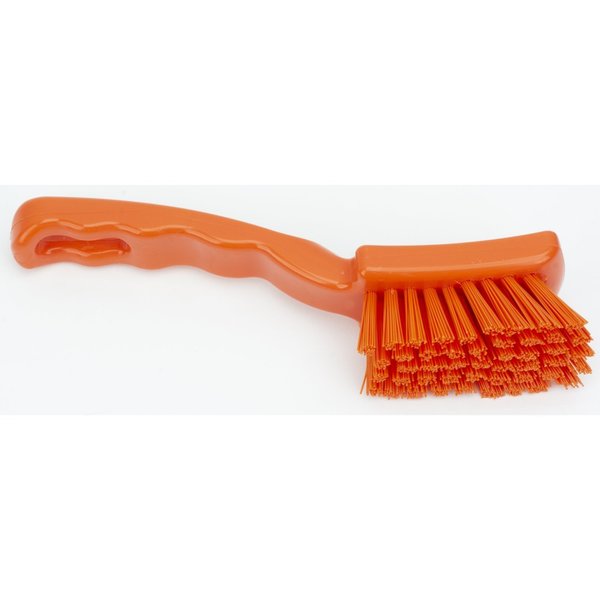 1.5 in W Detail Brush, Orange, Polypropylene